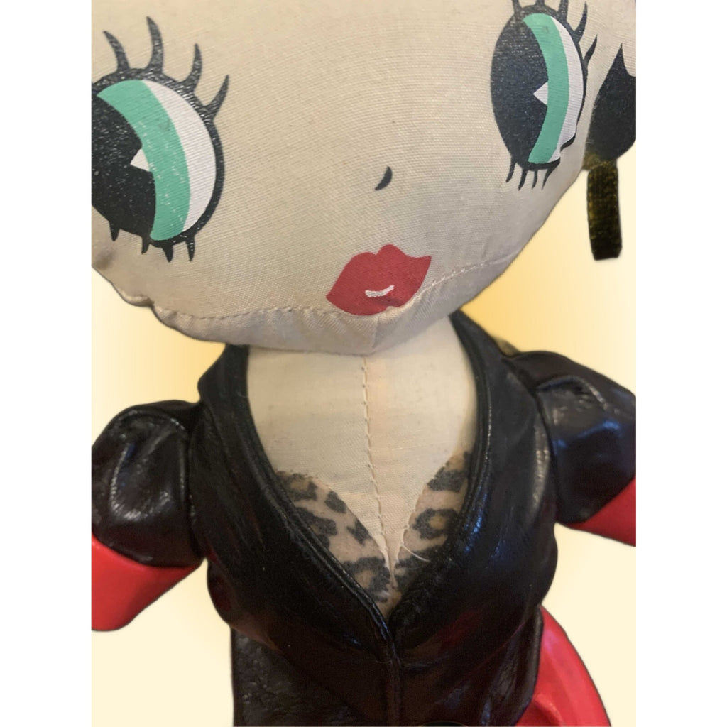 Two Rare Betty Boop Stuffed Dolls – “Sugar Loaf” and “Biker Betty”