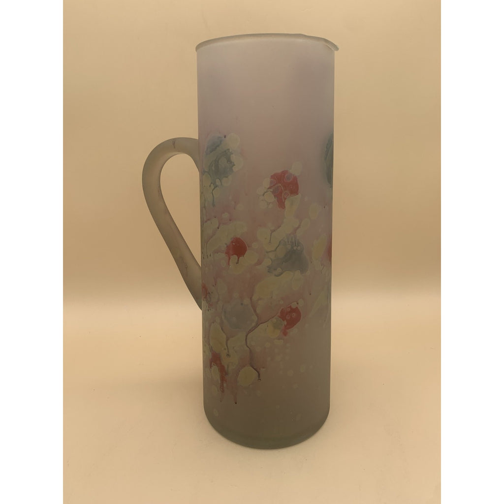 Vintage Hand Painted B.Z.T. Ltd. Art Nouveau Pitcher and Five Highball/Tumblers