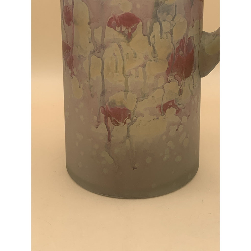 Vintage Hand Painted B.Z.T. Ltd. Art Nouveau Pitcher and Five Highball/Tumblers