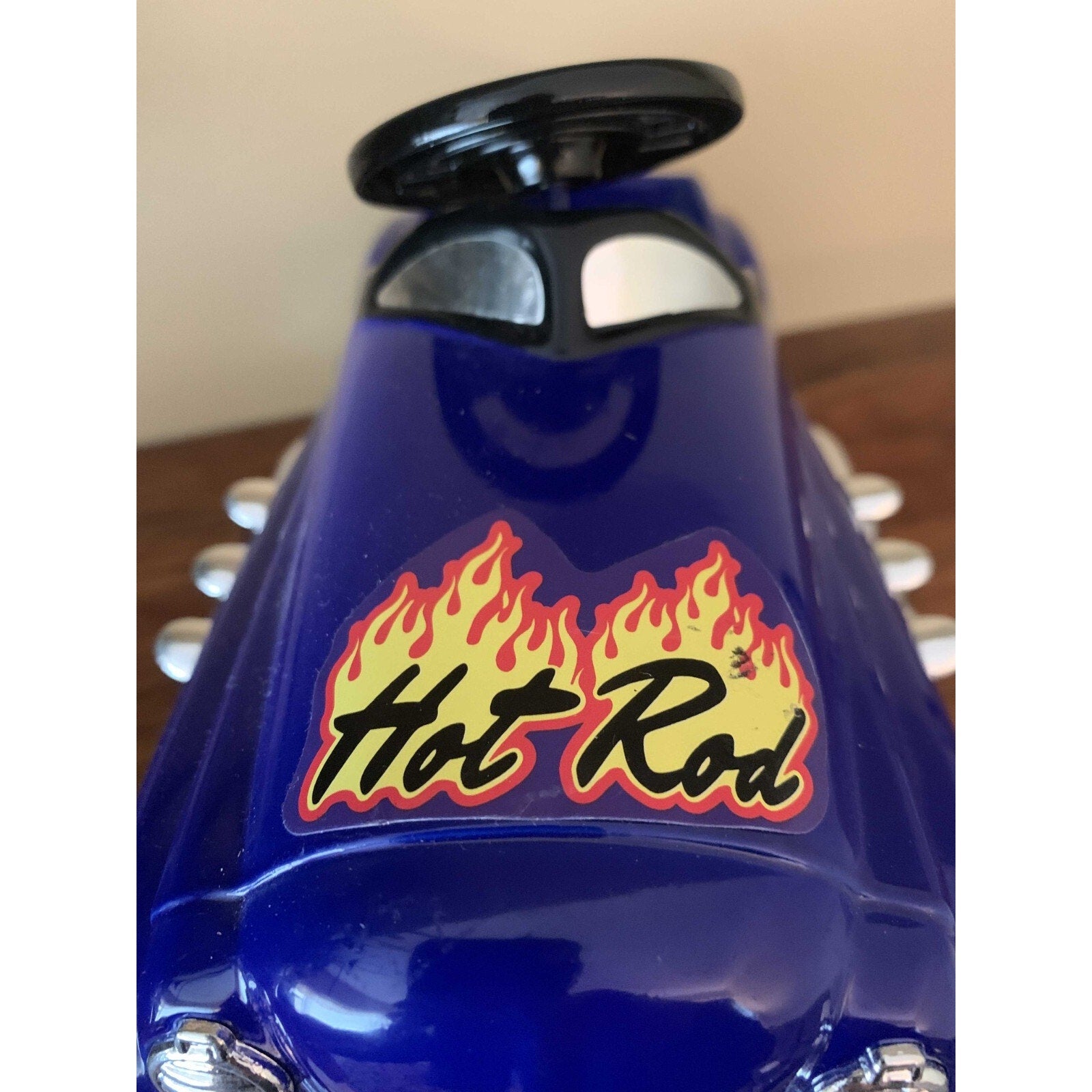 XONEX Limited Edition “Hot Rod Champ” Die Cast Blue Pedal Car # 03879 Of 10,000