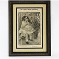 Antique Ladies Home Journal Cover Circa 1905 Matted and Framed