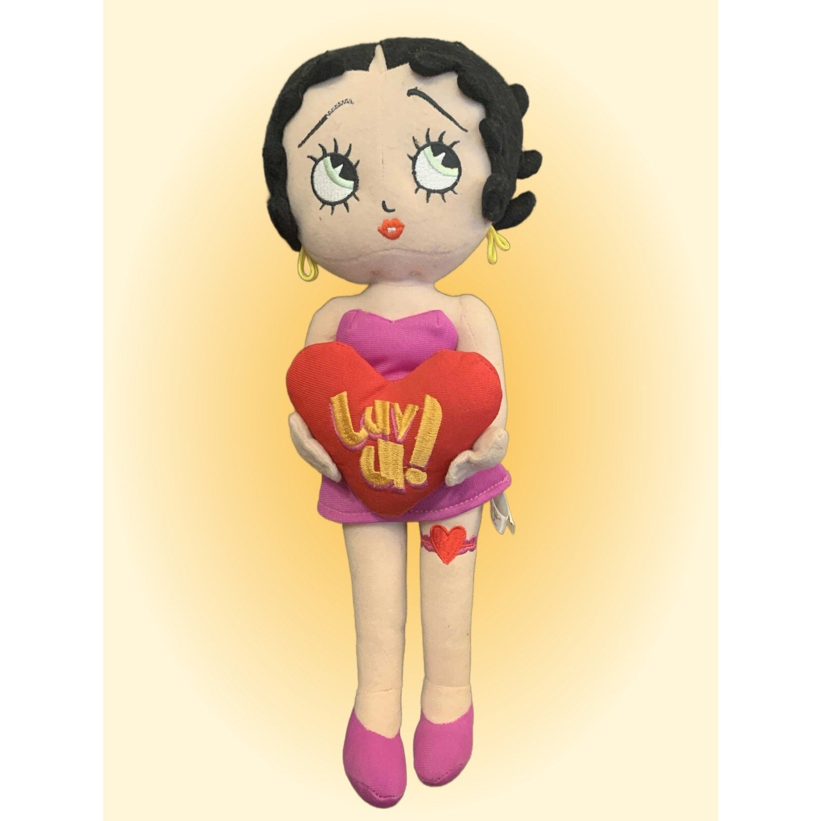 Two Rare Betty Boop Stuffed Dolls – “Sugar Loaf” and “Biker Betty”