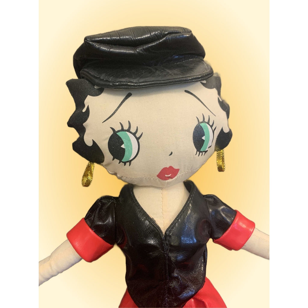 Two Rare Betty Boop Stuffed Dolls – “Sugar Loaf” and “Biker Betty”
