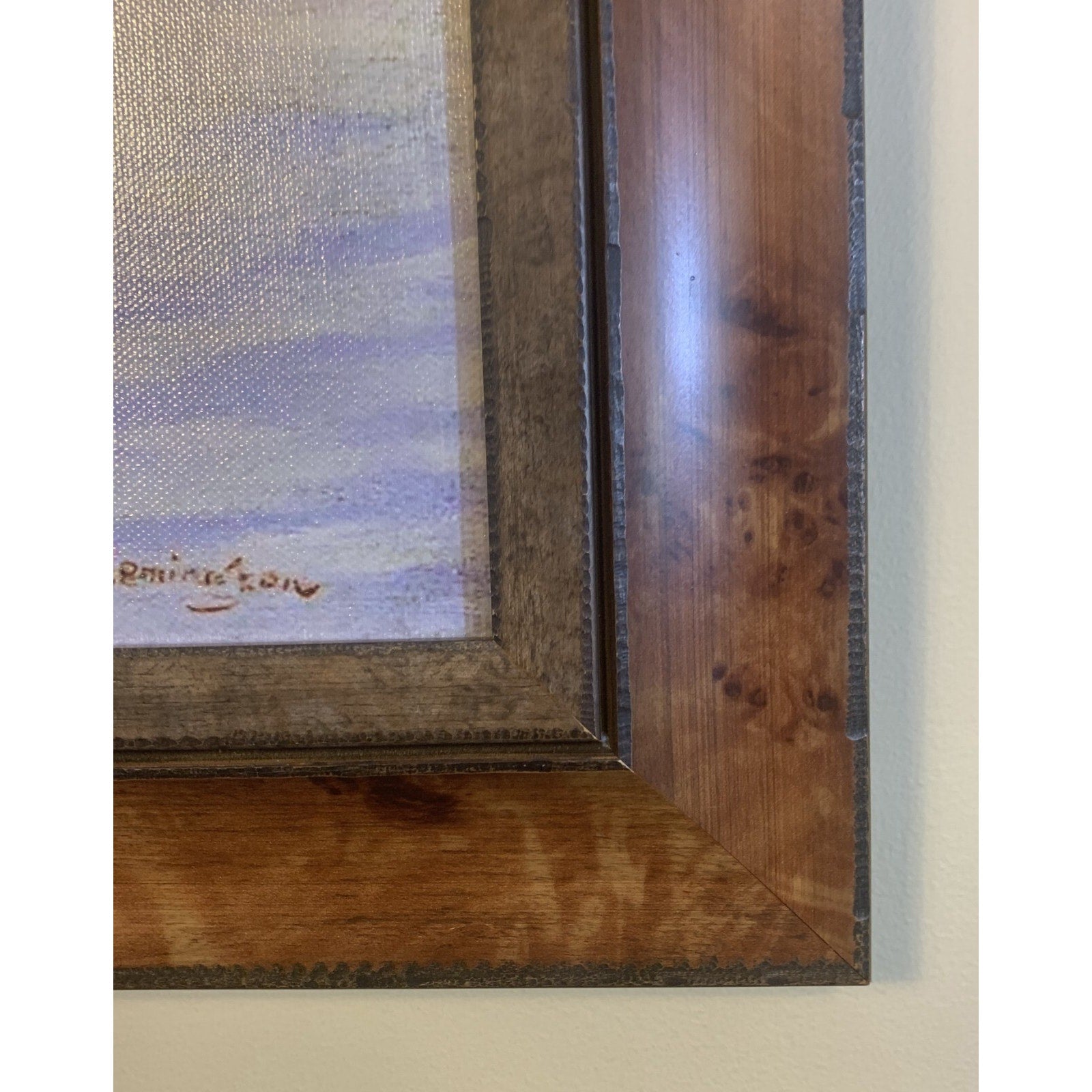 Framed Giclée Canvas Reproduction of “The Emigrants” by Frederic Remington