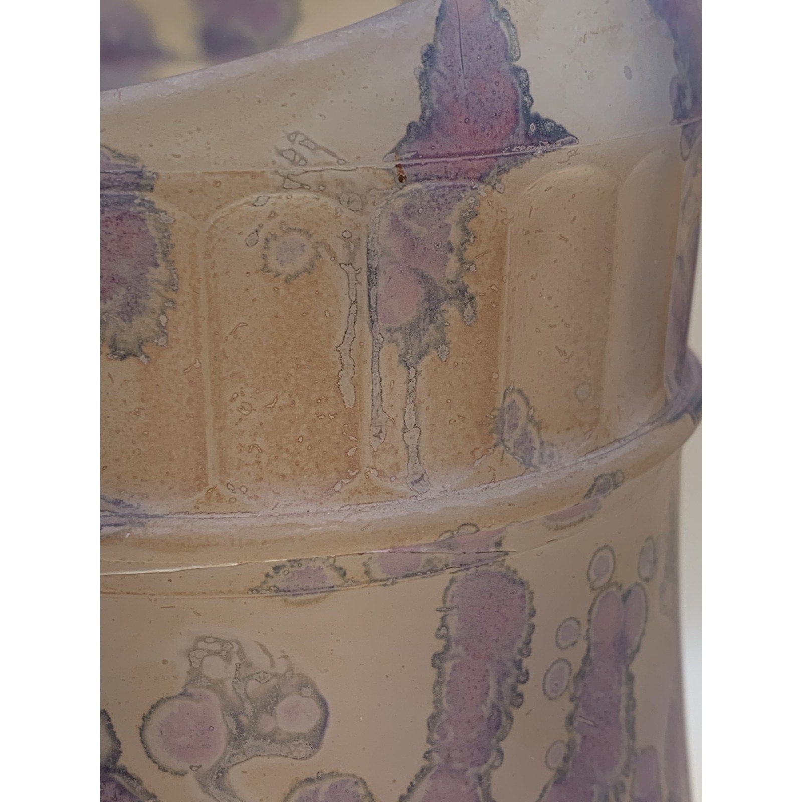 Set of Rueven Art Nouveau Hand Painted Pitcher and Five Glasses