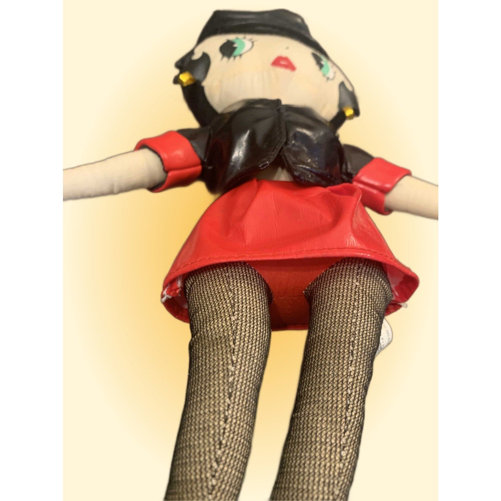 Two Rare Betty Boop Stuffed Dolls – “Sugar Loaf” and “Biker Betty”