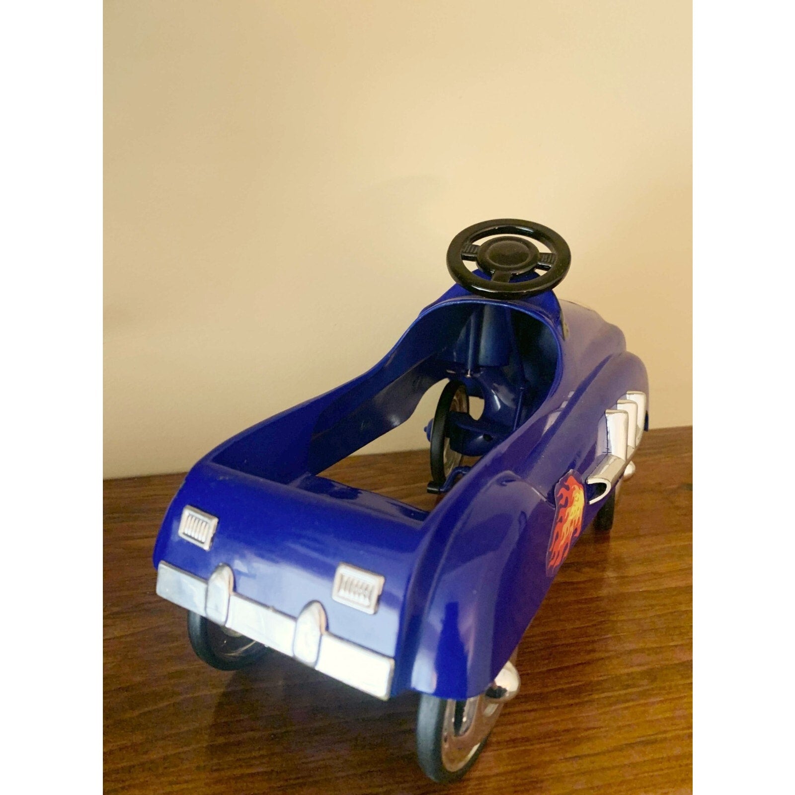 XONEX Limited Edition “Hot Rod Champ” Die Cast Blue Pedal Car # 03879 Of 10,000