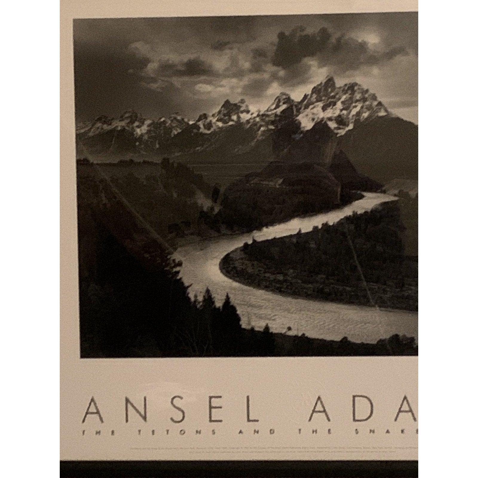 Genuine Authorized Framed Print Ansel Adams “The Tetons and the Snake River”