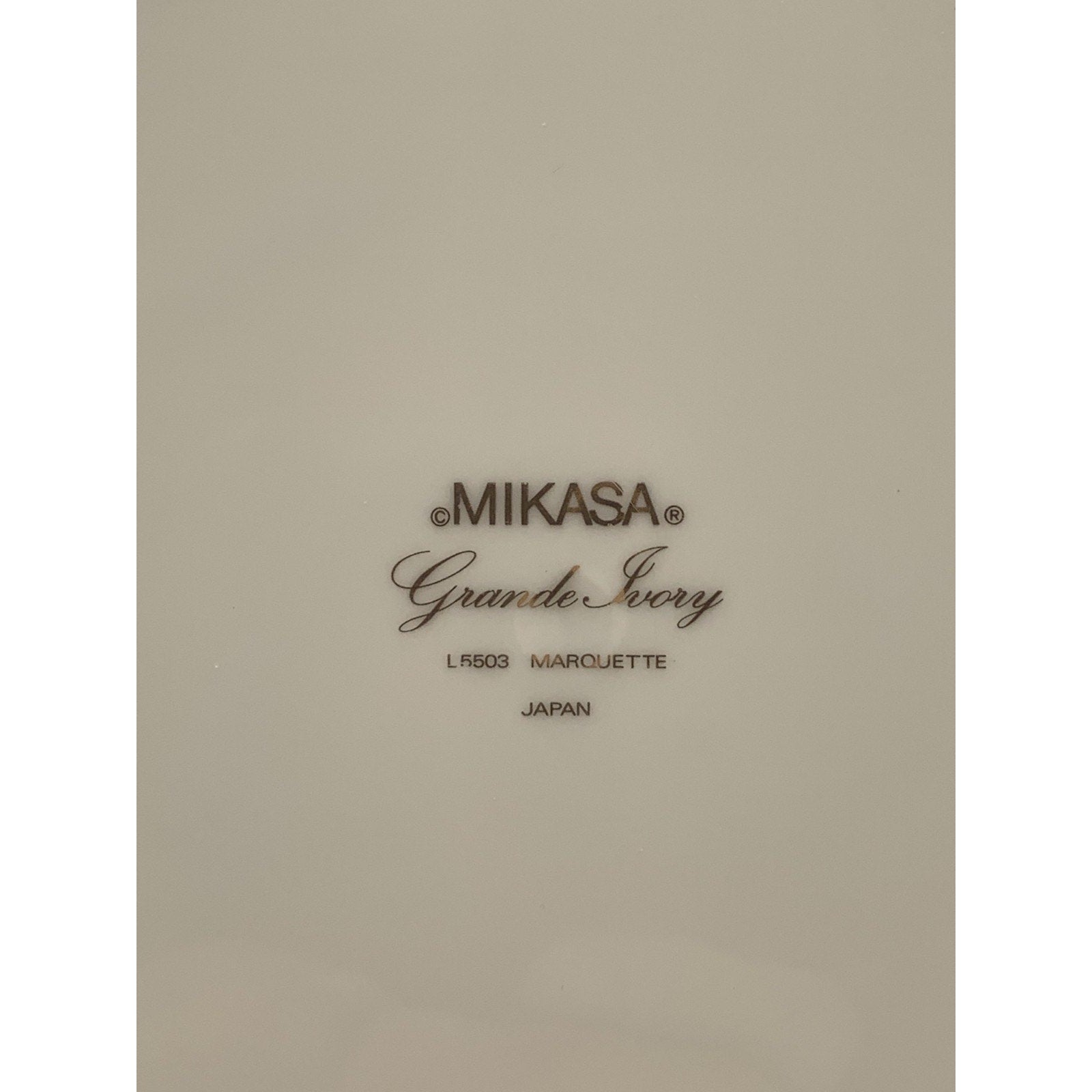Accessory Pieces Mikasa Grande Ivory L5503 Marquette