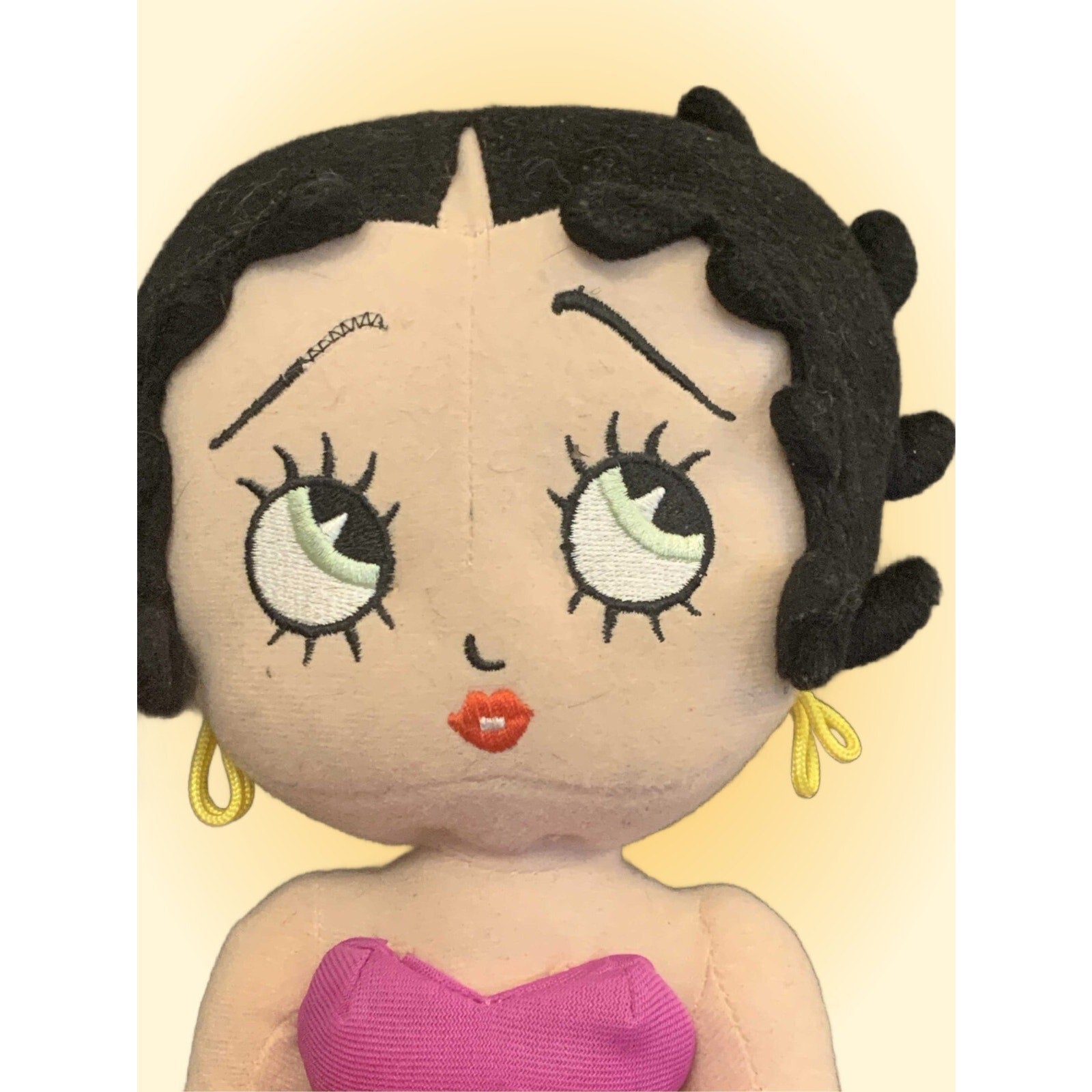 Two Rare Betty Boop Stuffed Dolls – “Sugar Loaf” and “Biker Betty”
