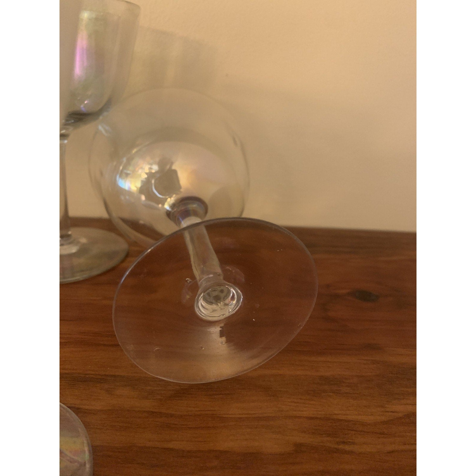 Mid-Century Modern (MCM) "Drapery" Cocktail Pitcher and Coordinating Glasses wit