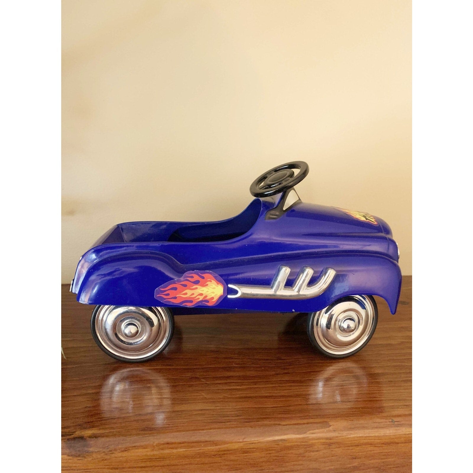 XONEX Limited Edition “Hot Rod Champ” Die Cast Blue Pedal Car # 03879 Of 10,000