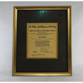 Framed Resolution of Congress to Amend the Pledge of Allegiance to the Flag 1954