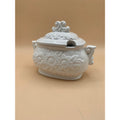 Vintage Himark Kitchen Gourmet Ceramic Gravy Boat with Lid
