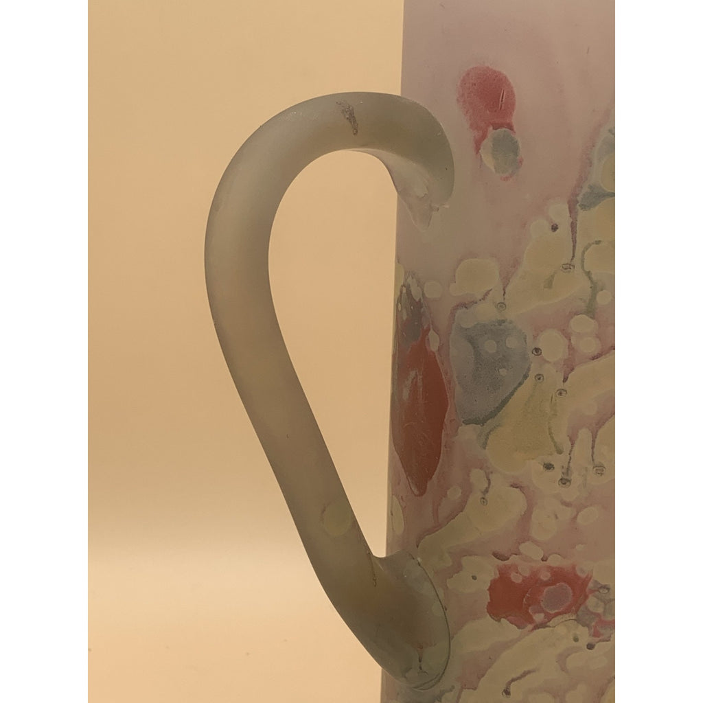 Vintage Hand Painted B.Z.T. Ltd. Art Nouveau Pitcher and Five Highball/Tumblers