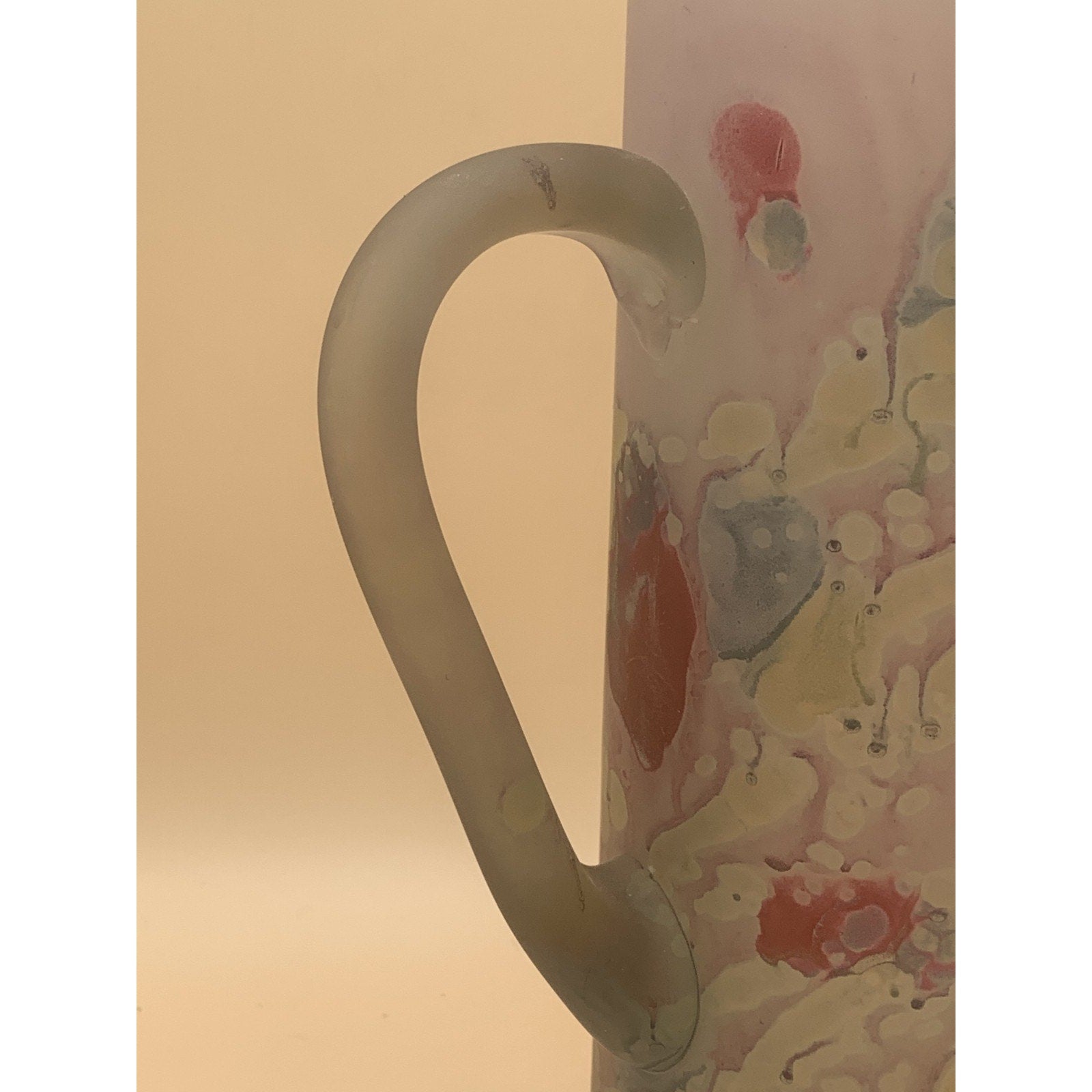 Vintage Hand Painted B.Z.T. Ltd. Art Nouveau Pitcher and Five Highball/Tumblers