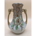 Antique 1911 Rare Nippon Hand Painted Floral Design With Gilded Gold Handles and