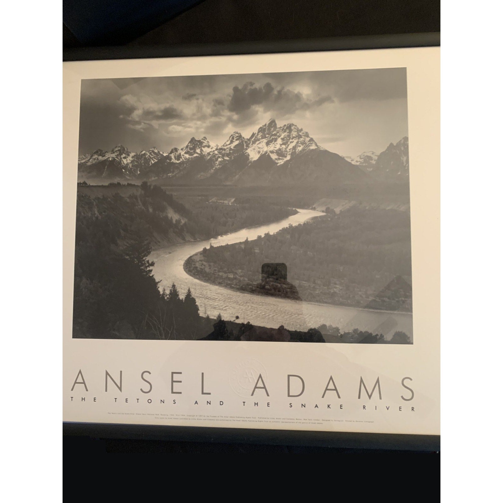 Genuine Authorized Framed Print Ansel Adams “The Tetons and the Snake River”