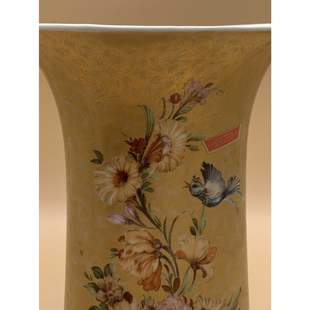 Vintage Porcelain Kaiser Fraumerey by Nossek Hand Painted Birds &Flowers Signed