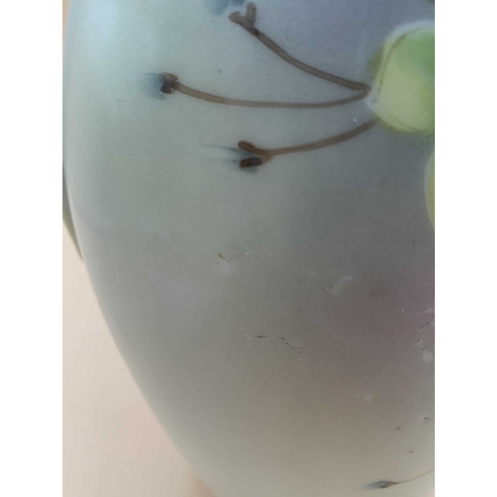Antique 1911 Rare Morimura Brothers Nippon Floral 2-Handled Porcelain Vase With