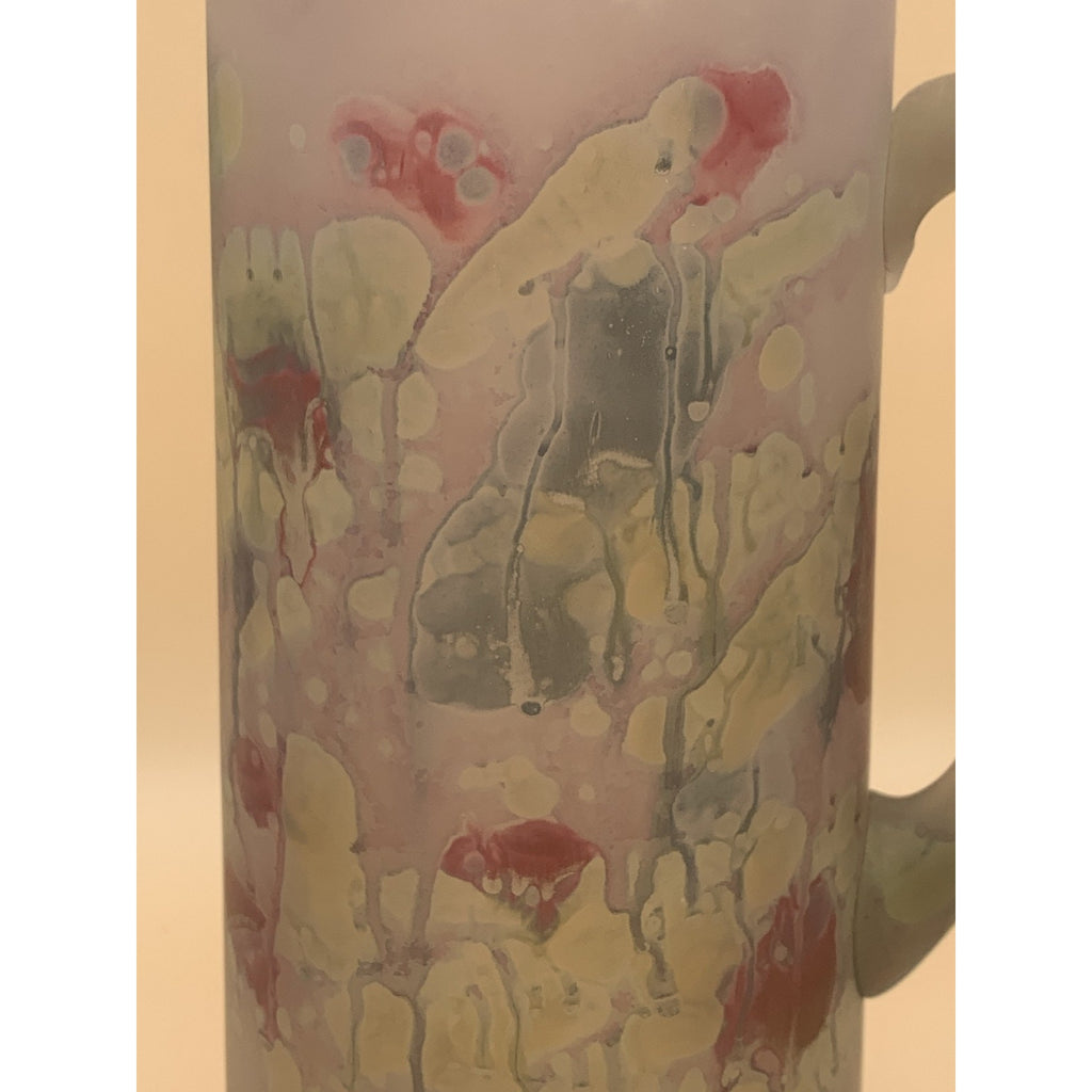 Vintage Hand Painted B.Z.T. Ltd. Art Nouveau Pitcher and Five Highball/Tumblers